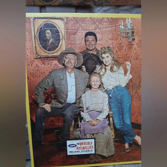 "Vintage 1963 Beverly Hillbillies Jigsaw Puzzle 60+ Pieces" Complete in Frame - Picture 7 of 9
